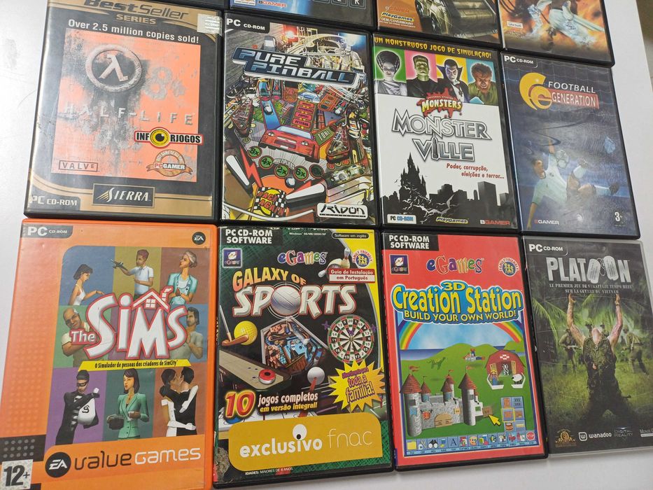 Jogos para PC CD-ROM 16 unidades