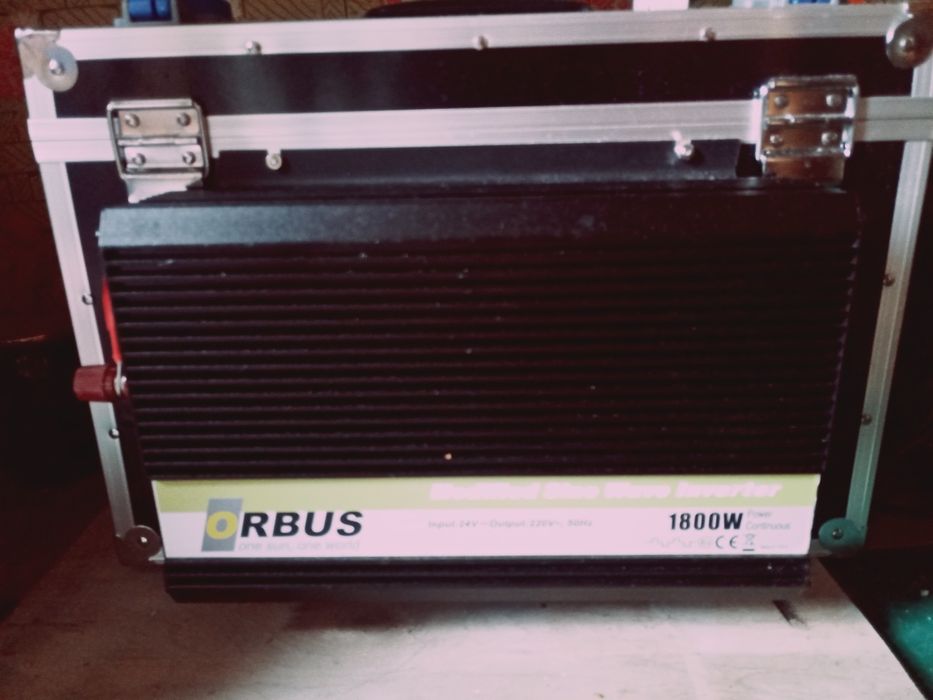 Инвертор 24 ORBUS ORMS24-1800 (1800Вт), 24/220V, max 3600 вт