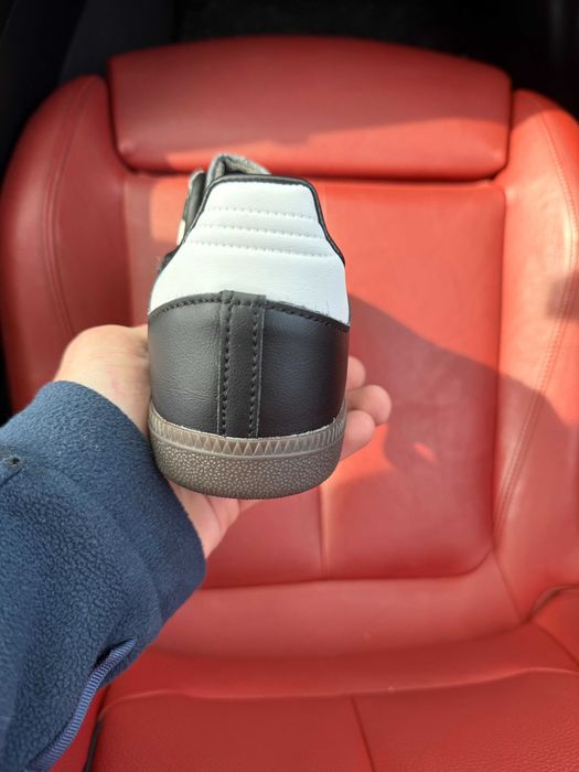 (ОПЛАТА ПІСЛЯ ОГЛЯДУ)Adidas Samba Black White Найк Самба Чорно-білі