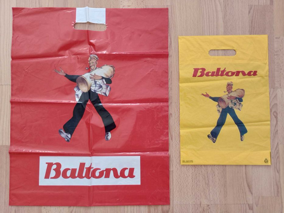 TORBA REKLAMÓWKA BALTONA /Pewex ZESTAW 2szt Oryginał PRL lata80 Unikat