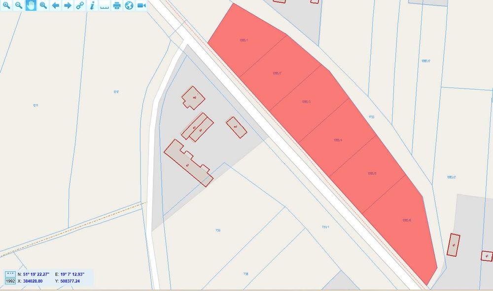Działki budowlane Szczerców