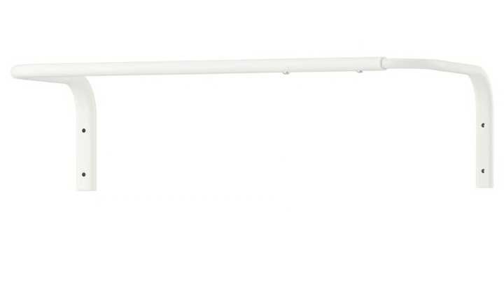 Varão p/roupa, branco, 60-90 cm MILIG IKEA "NOVO"