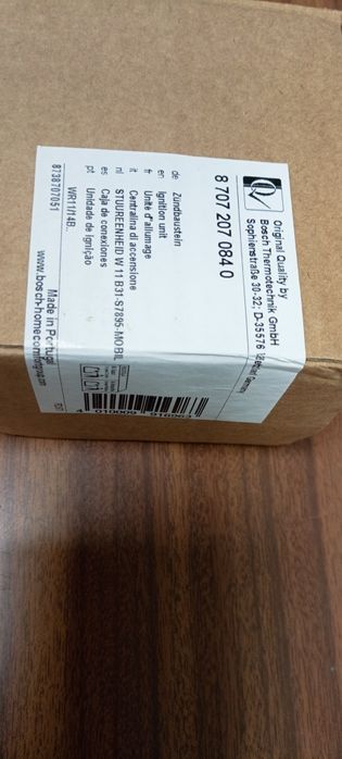 Unidade de comando Esquentador Vulcano