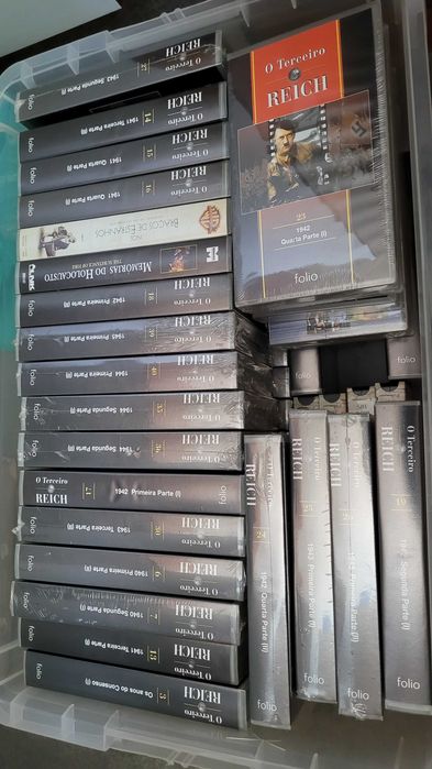 O Terceiro Reich (coleção completa de 40 cassetes VHS por abrir)