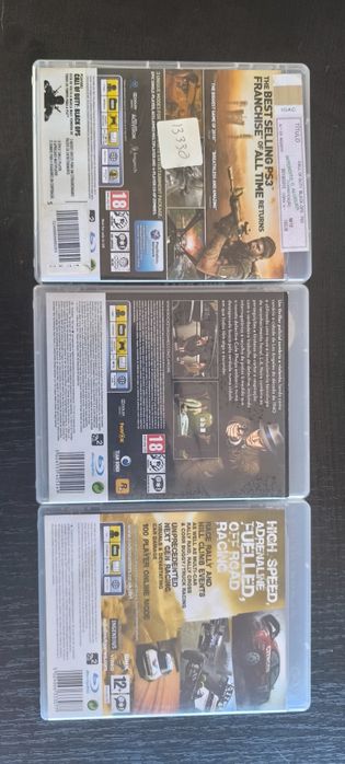 La noir/Call of duty black ops/Colin McRae dirt PlayStation 3