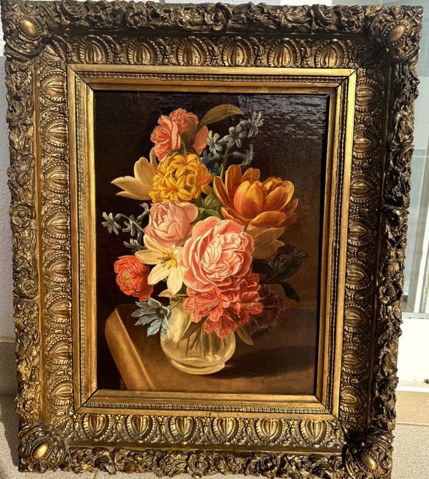 Pintura Leopold Von Stoll Século XIX