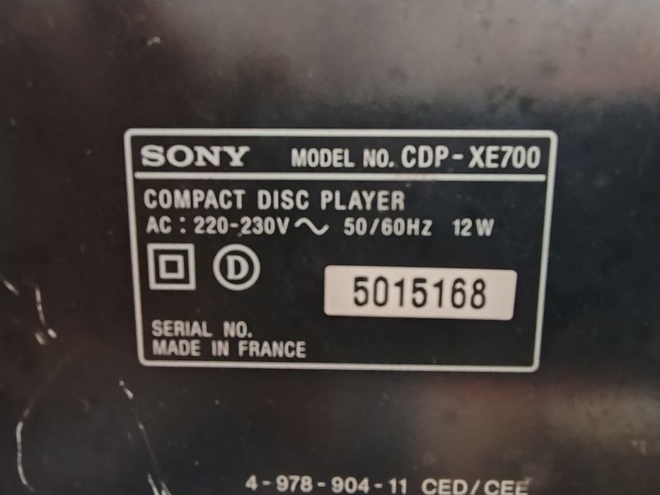 Sony cdp xe 700 qs