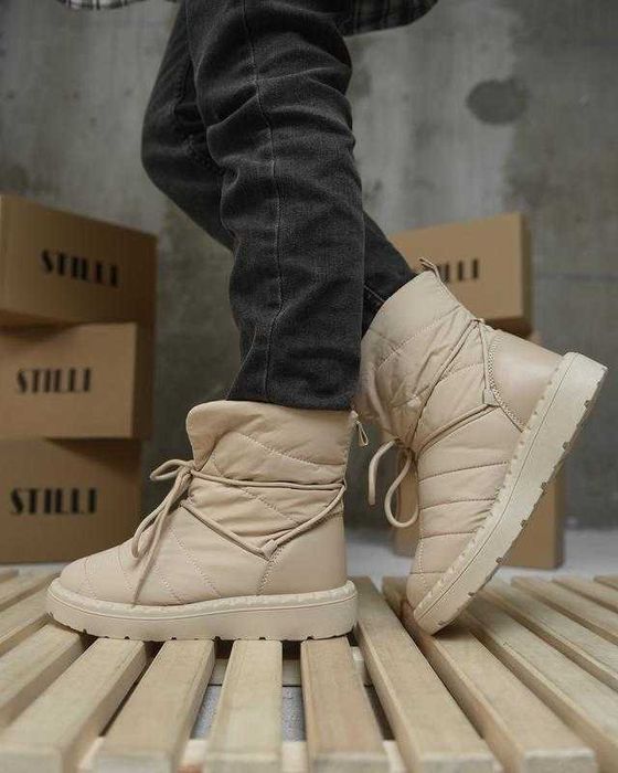 Круті дутики!Теплі і легенькі чоботи!Плащівка на дуже теплому хутрі!