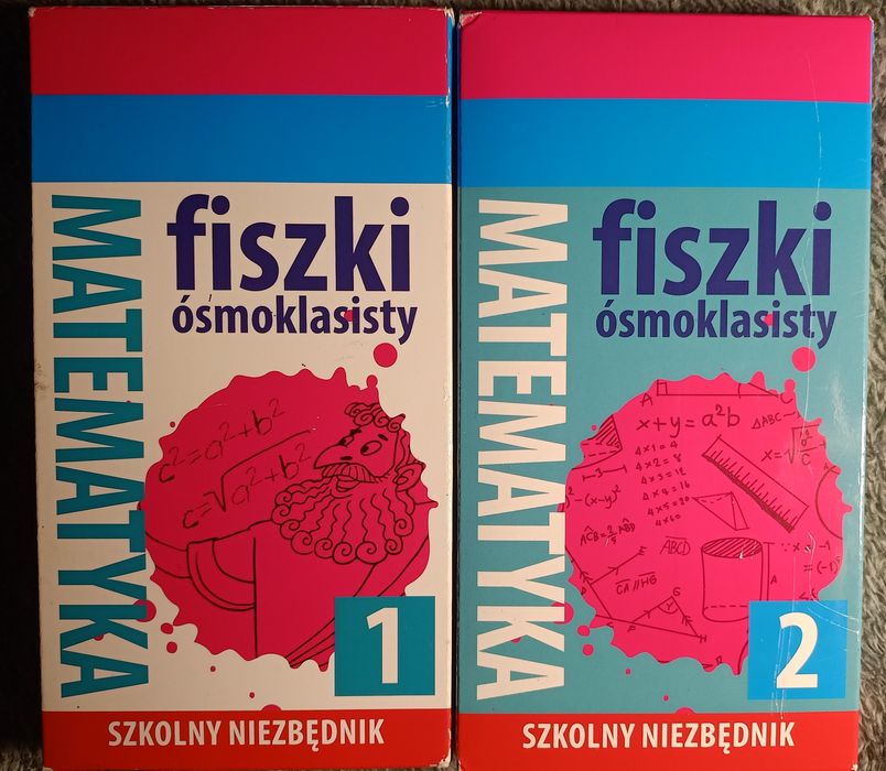 zestaw fiszek z matematyki