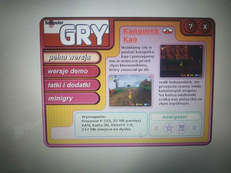 Świetna gra zręcznościowa na PC Kangurek Kao PL KŚG 07.2002 + GRATIS