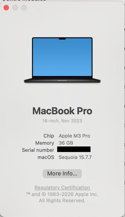 Apple MacBook Pro - M3 Pro 36GB - 1TB - US - 16 polegadas513515706962432001