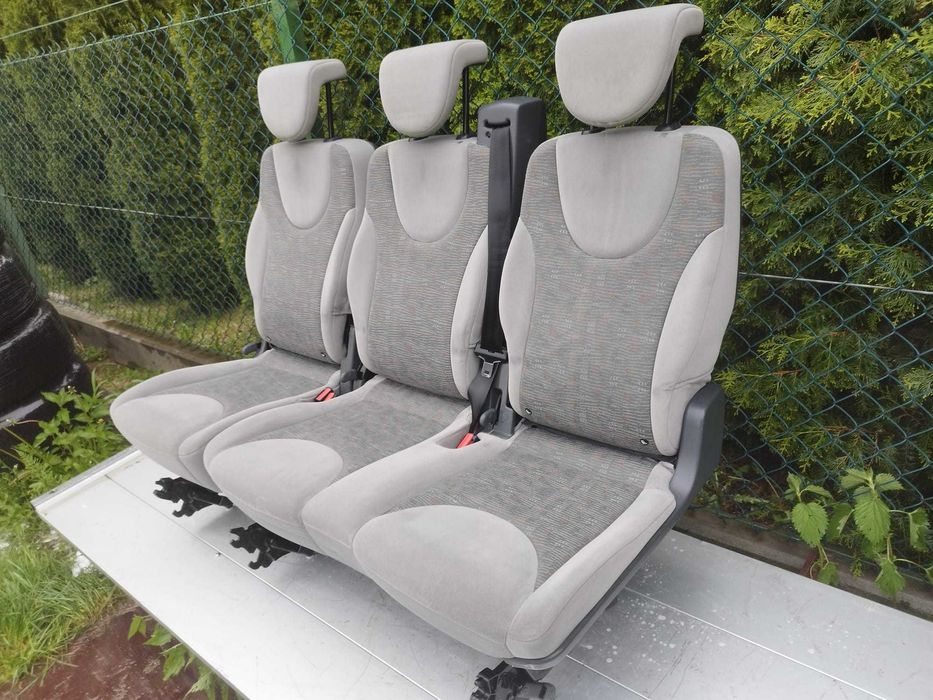 Fotel Fotele Lawka Kanapa 3os Welur  Scudo Expert Jumpy Proace 06-