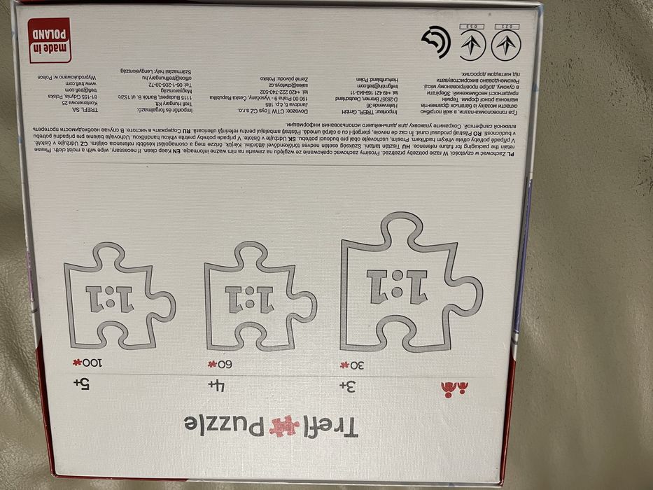 Pociąg Kolejkowe cyferki, zabawka edukacyjna, puzzle