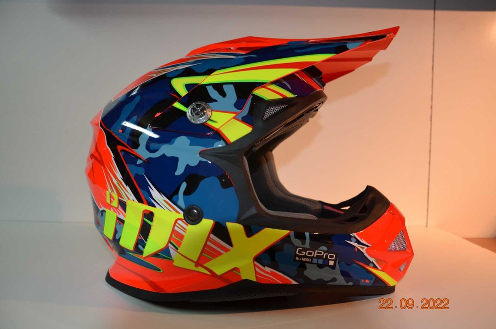 Kask IMX FMX-01 camo flo orange L