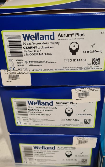 Akcesoria,  worki, stomia,  całość