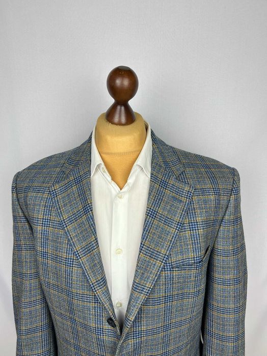 BUGATTI Pure Wool Check Blazer піджак блейзер в клітку з м'якої вовни Бугатті