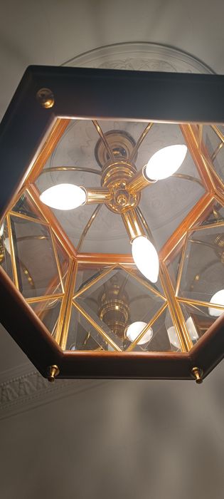 Conjunto Candeeiro de teto e 3 de parede