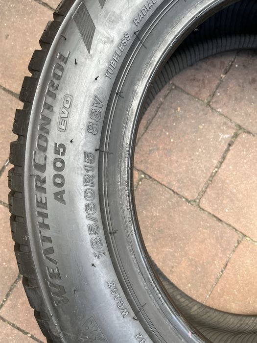 1szt 185/60/15 Bridgestone WeatherControl A005 EVO NOWA 2021 rok