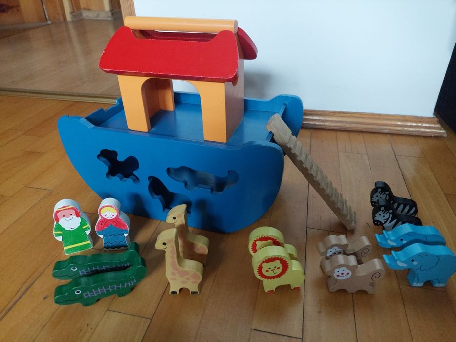 Zabawka drewnia Arka Noego