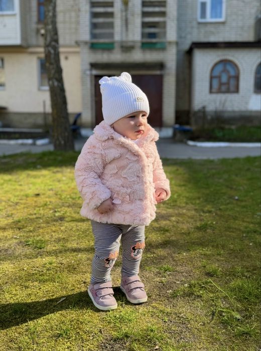 Курточка+ шубка для дівчинки 80