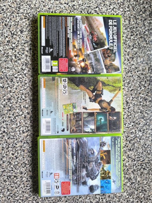 Tomb raider legend/Call of duty modern warfare 2/F1 2010 Xbox 360