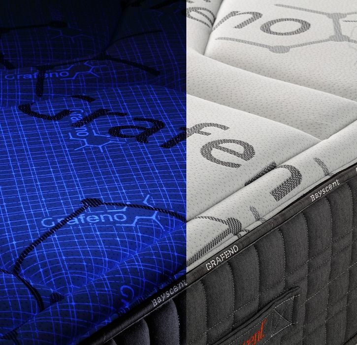 COLCHÃO DE GRAFENO MEMORY LUXE PREMIUM - 105x190cm - NOVO