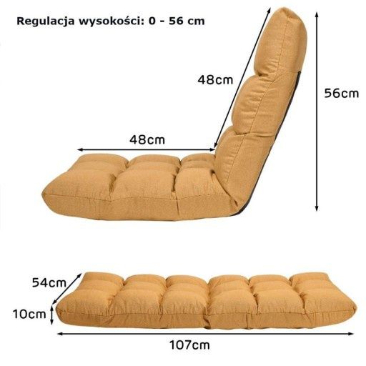 Nowy fotel podłogowy rozkładany