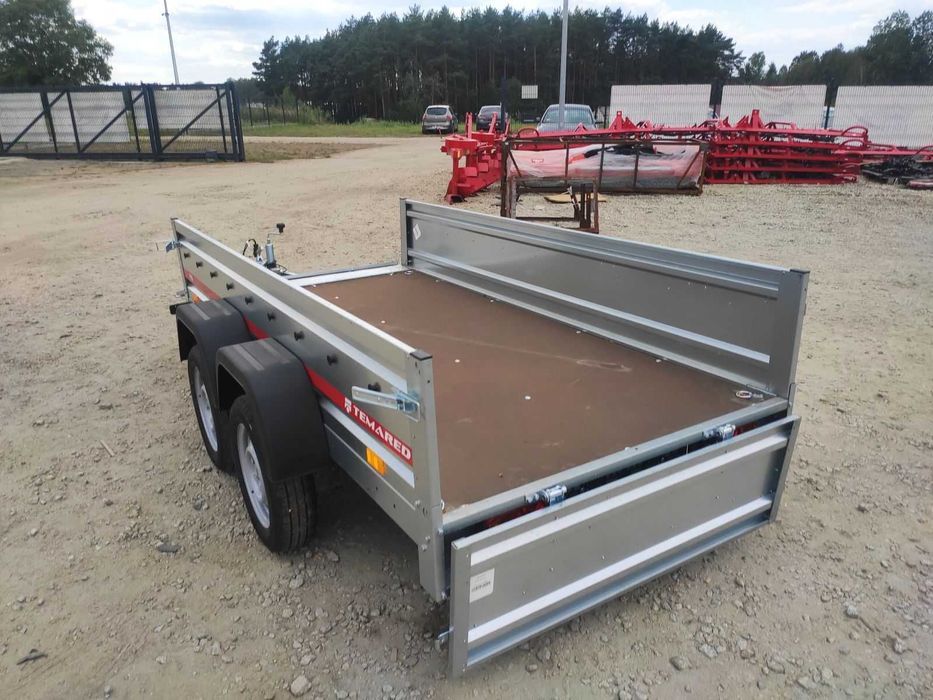 Nowa przyczepka 264 x 126 cm - TEMARED PRO 2612/2 - Dostawa pod dom