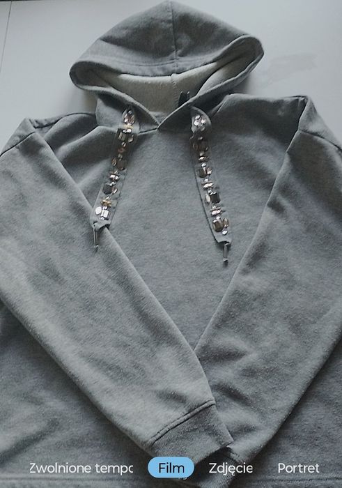 Bluza damska z kryształkami Jean Pascale. Rozm M.