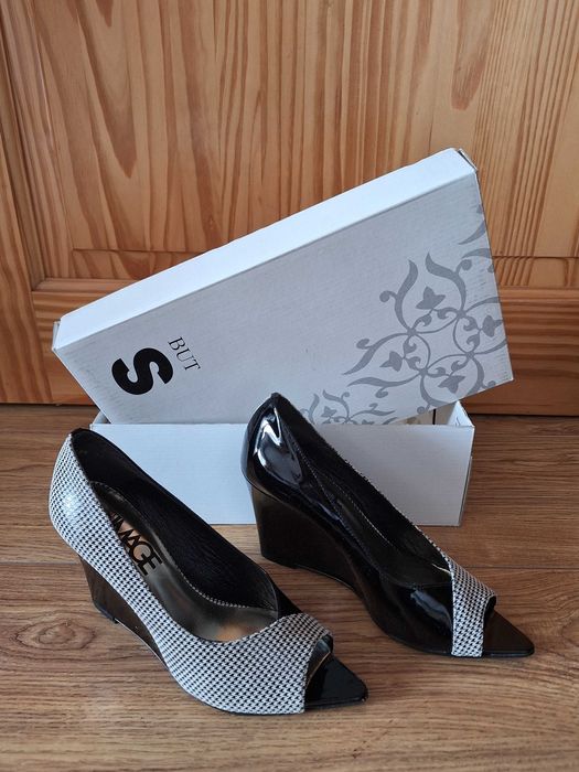 buty czarno białe rozmiar 35