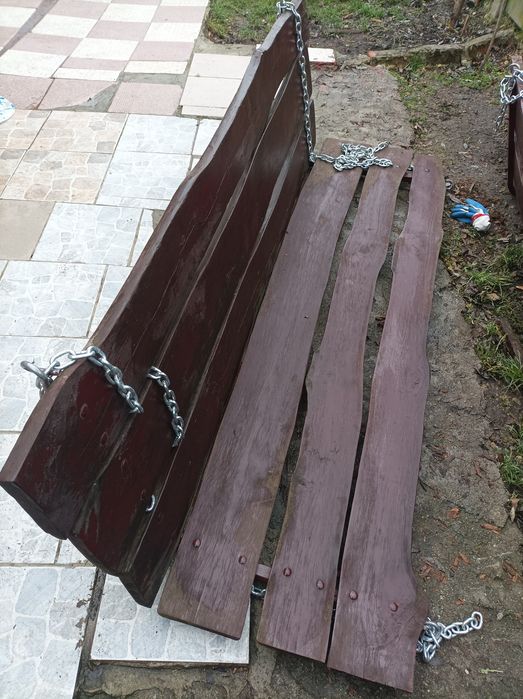 Siedzenie drewniane do huśtawki