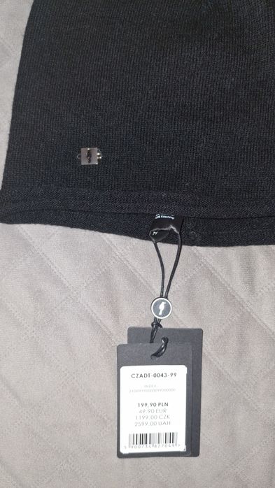 Cienka czapka kaszmirowa Ochnik