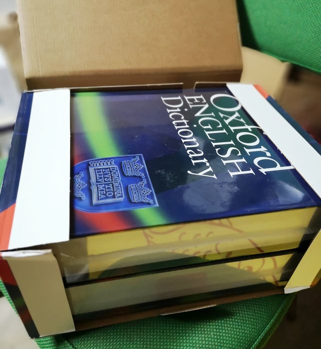 Shorter Oxford English Dictionary, 2 volumes novos - dicionário inglês