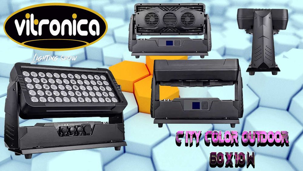 city color outdoor 60x10w 600EUR sem case