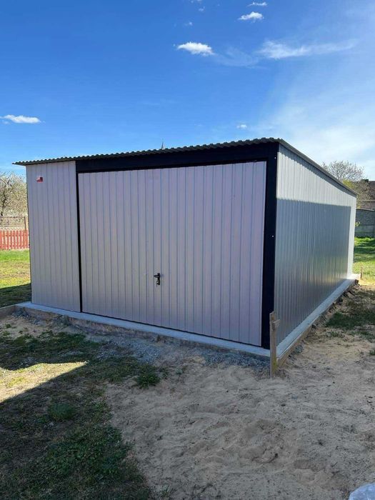 Garaże blaszane 4x6, garaż blaszak, prodycent, garaże na wymiar