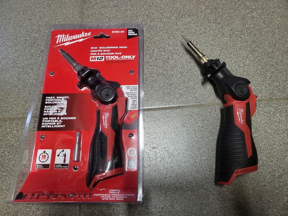Milwaukee 2488 м12 SI паяльник акумуляторний