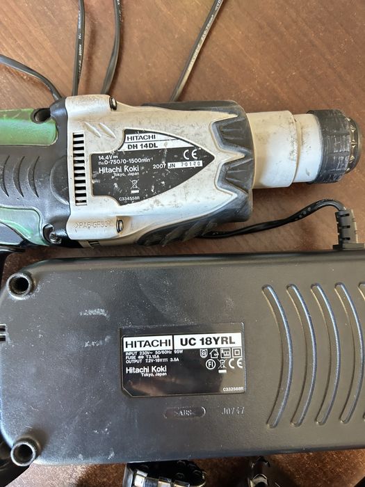 Młotowiertarka Hitachi 14 DL akumulatorowa