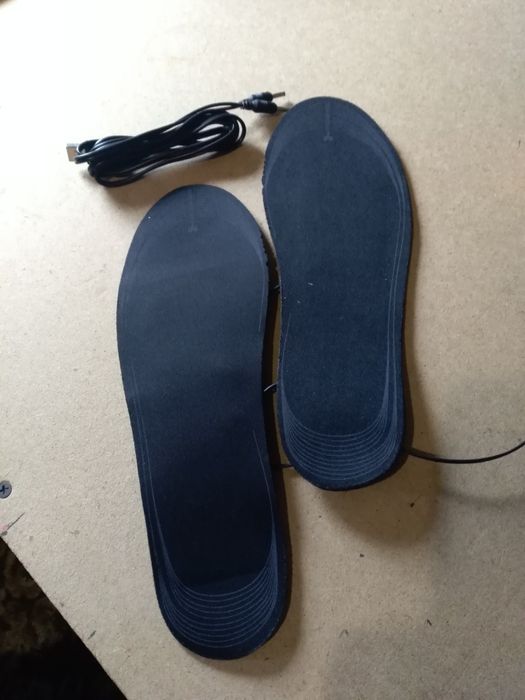 Стельки с подогревом от повербанка.