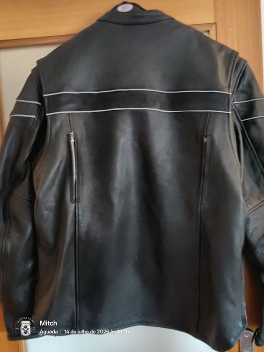 Casaco motard novo