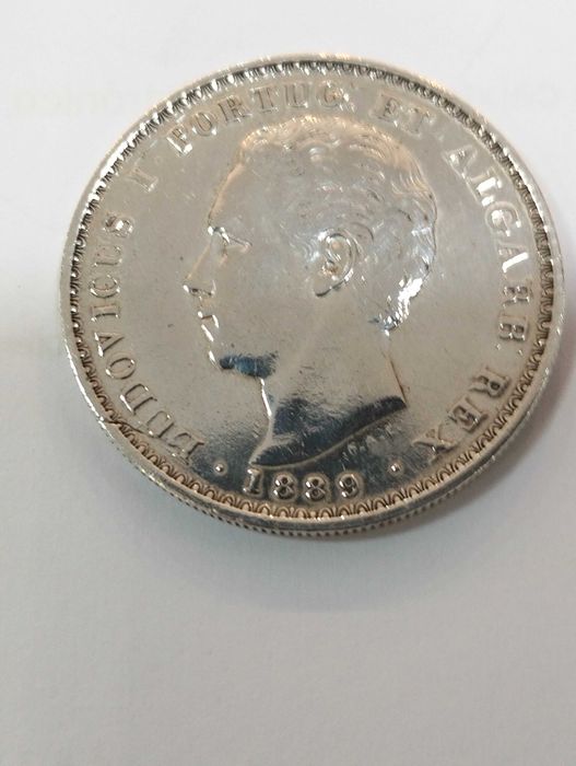 Moeda prata 500 reis ano 1889