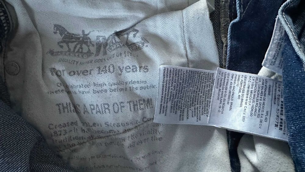 Levis 510 32/30 Spodnie Piękne Slim