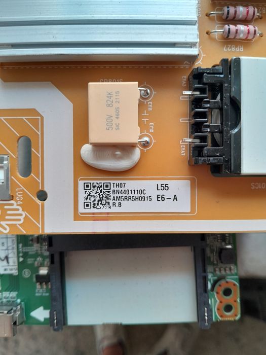 Fonte de alimentação BN4401110C de TV Samsung modelo UE50AU8005K