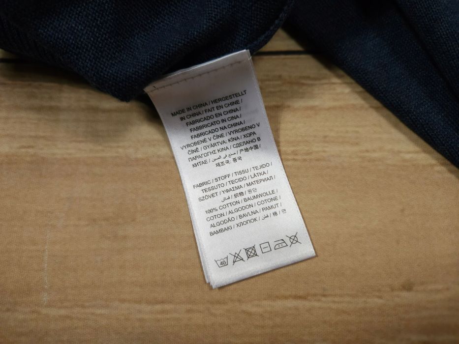 GANT Sweter Męski Granatowy Logowany r. 4XL