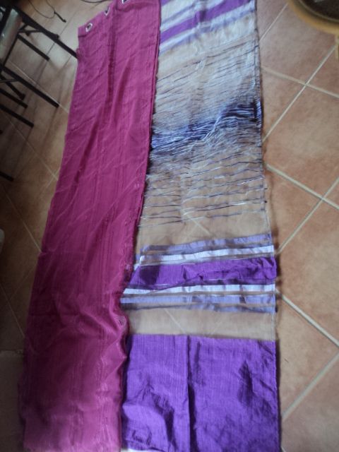 Cortinas com 1 ano de uso