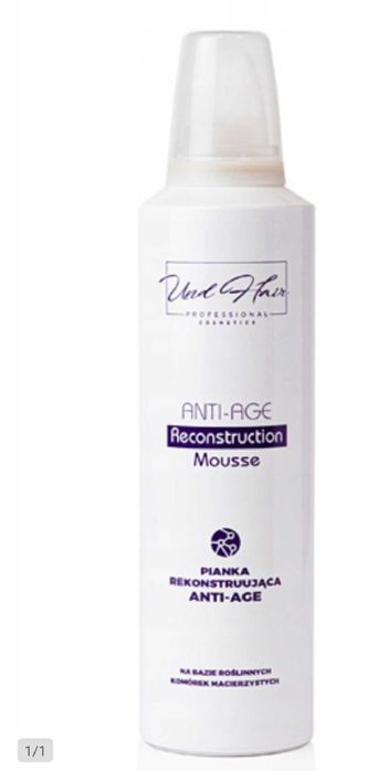 UND Hair Anti-Age pianka rekonstruująca Komórki Macierzyste 250ml