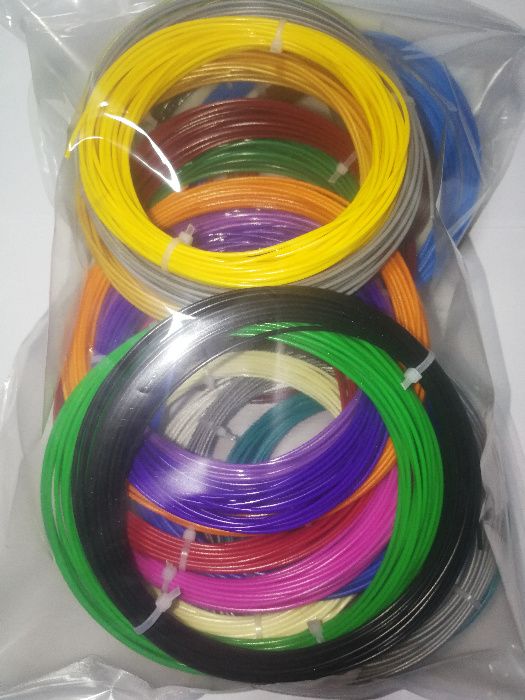 3д-пластик ABS до 3D-ручки, 20кольорів+світящий в темряві