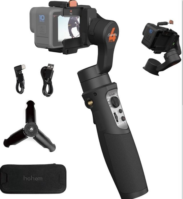 Gimbal iSteady Pro 4 para GoPro e câmaras de ação + Powerbank