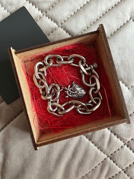 Браслет срібло/сталь