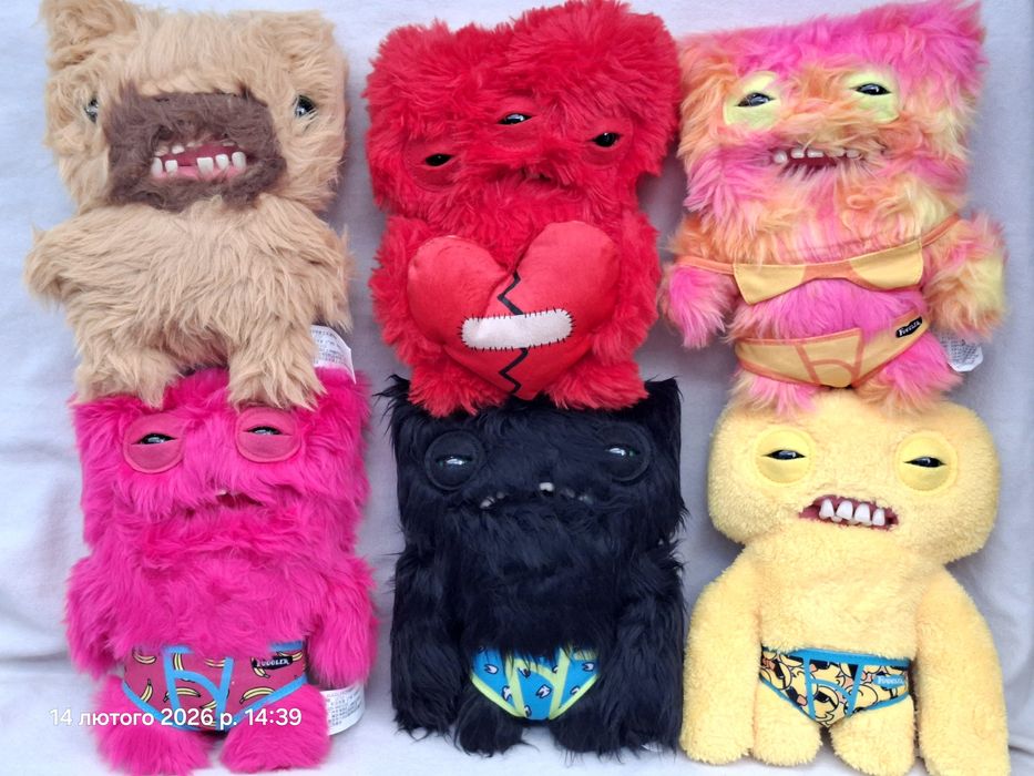 Fuggler мякі фаглер фуглер багато видів 22 см оригінал тік ток тренд