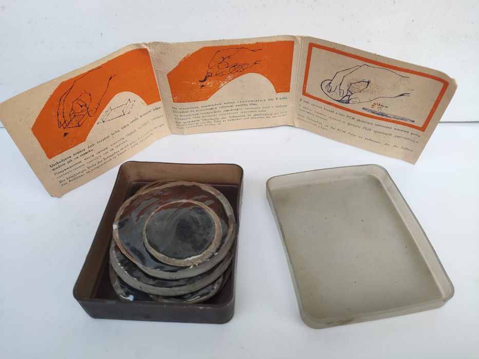 NOWY Zestaw łatek lux do Wulkanizacji na Zimno PRL Vintage